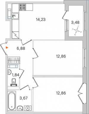 планировка, фото №1