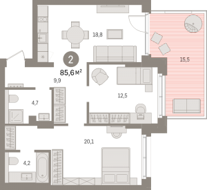 планировка, фото №1