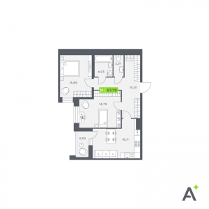 планировка, фото №1