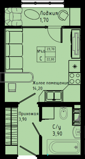 планировка, фото №1