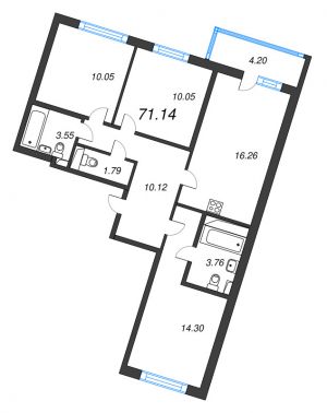 планировка, фото №1