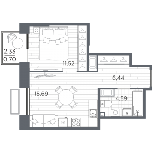 планировка, фото №1