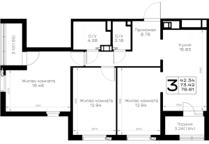 планировка, фото №1