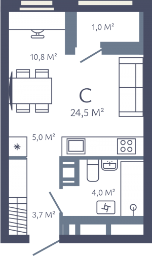 планировка, фото №1