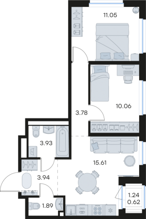 планировка, фото №1