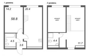 планировка, фото №1