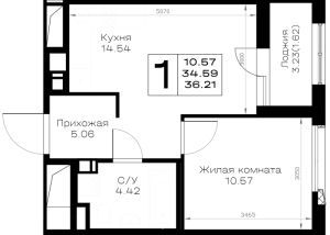 планировка, фото №1