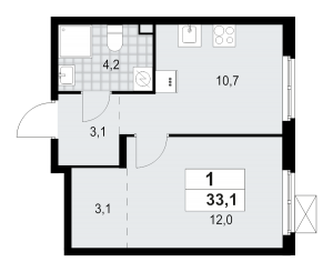 планировка, фото №1