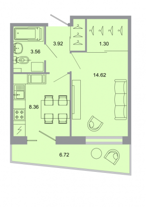 планировка, фото №1