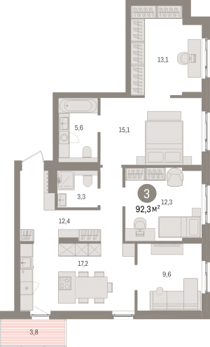 планировка, фото №1