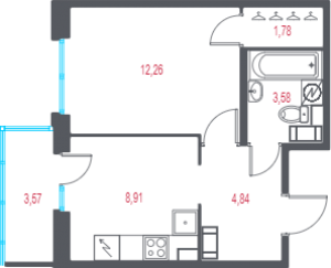планировка, фото №1