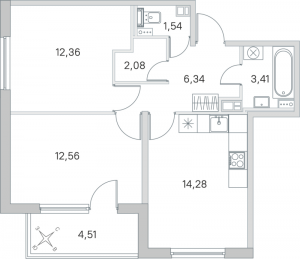 планировка, фото №1