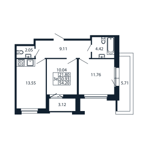 планировка, фото №1