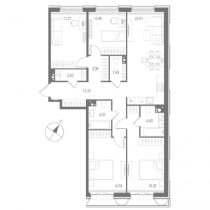 планировка, фото №1