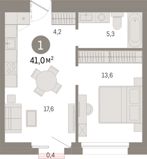 планировка, фото №1