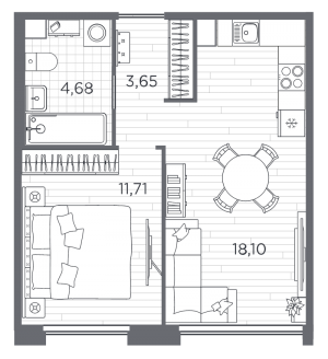 планировка, фото №1