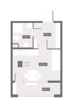 планировка, фото №1