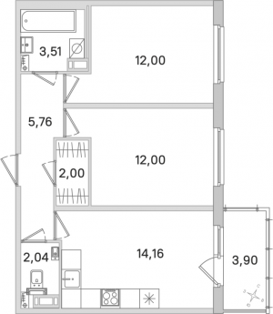 планировка, фото №1