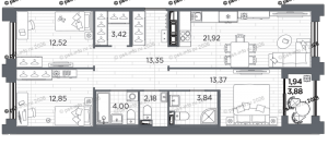 планировка, фото №1