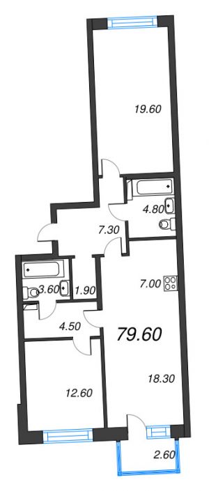 планировка, фото №1