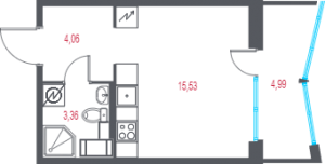 планировка, фото №1