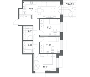 планировка, фото №1