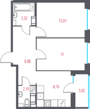 планировка, фото №1