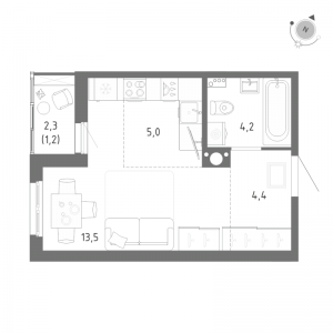 планировка, фото №1