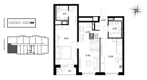 планировка, фото №1