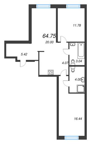 планировка, фото №1