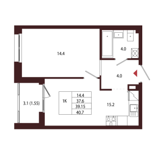 планировка, фото №1