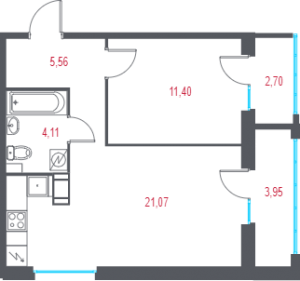 планировка, фото №1