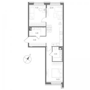 планировка, фото №1