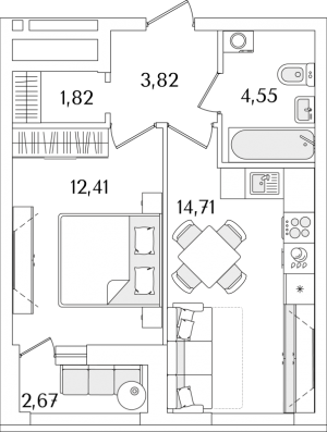 планировка, фото №1