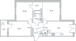 планировка, фото №1