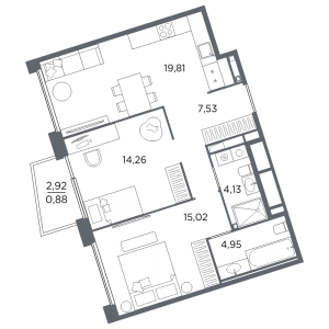 планировка, фото №1