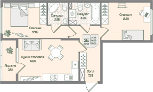 планировка, фото №1