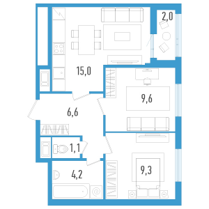 планировка, фото №1