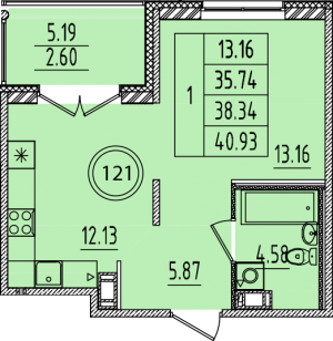 планировка, фото №1