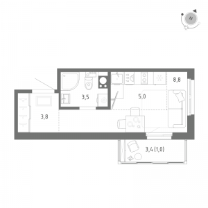 планировка, фото №1