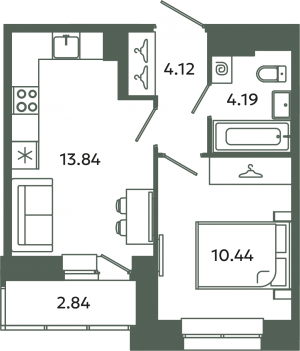 планировка, фото №1