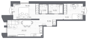 планировка, фото №1