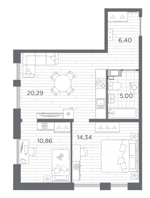 планировка, фото №1
