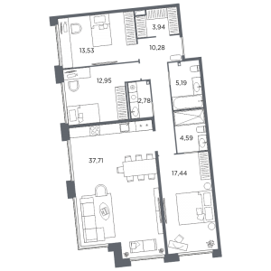 планировка, фото №1