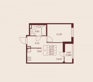 планировка, фото №1