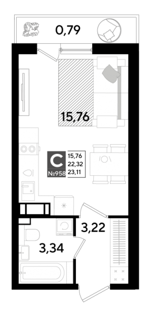 планировка, фото №1