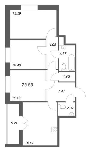 планировка, фото №1
