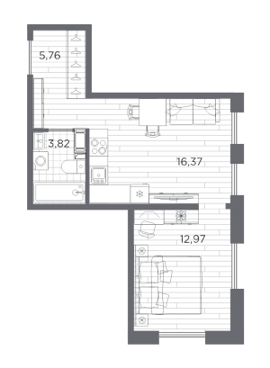 планировка, фото №1