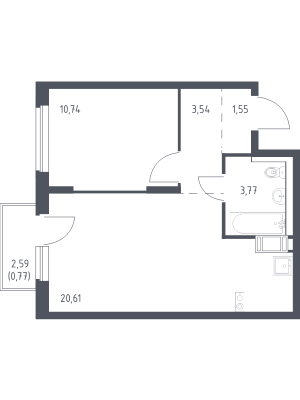 планировка, фото №1