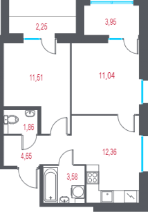 планировка, фото №1